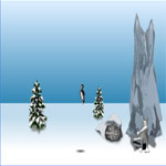 Spiele Yeti Sports Pingu Throw